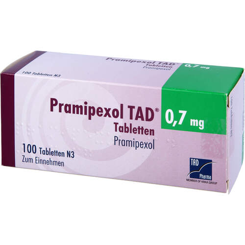 Pramipexol TAD 0.7mg Tabletten, 100 Stk., TAD Pharma GmbH