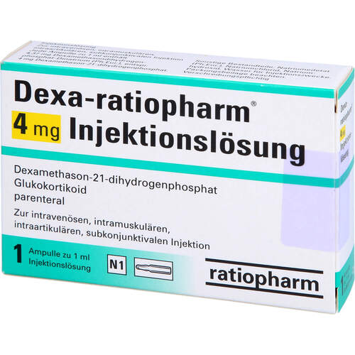 Dexa-ratiopharm 4 mg Injektionslösung, 1 ST, ratiopharm GmbH