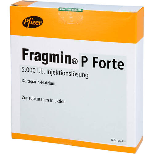 Fragmin 5.000 I.E. P forte Fertigspr.m.Sich.Sys., 10 ST, Eurimpharm Arzneimittel GmbH