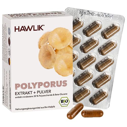 POLYPORUS Extrakt+Pulver Kapseln, 120 Stk., Hawlik Gesundheitsprodukte GmbH