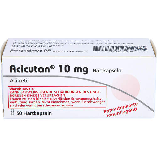 Acicutan 10mg Kapseln, 50 ST, Dermapharm AG