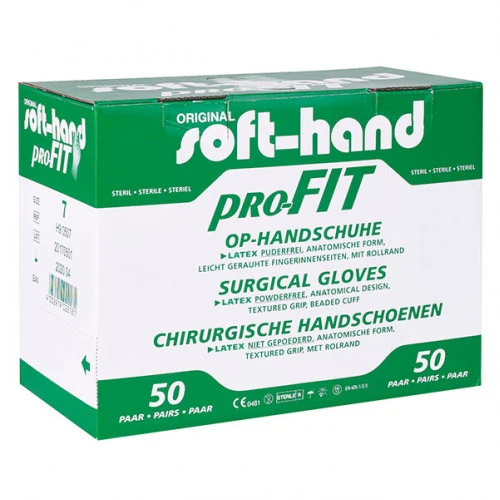 soft-hand pro-FIT OP-Handsch.Lat.puderfr.ster G6.5, 50x2 Stk., Diaprax GmbH