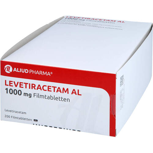 Levetiracetam AL 1000 mg Filmtabletten, 200 Stk., Aliud Pharma GmbH