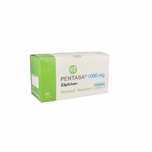 PENTASA 1000mg Zäpfchen, 90 ST, Ferring Arzneimittel GmbH