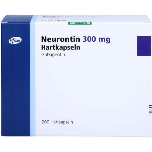 Neurontin 300mg Kapseln, 200 Stk., Eurimpharm Arzneimittel GmbH