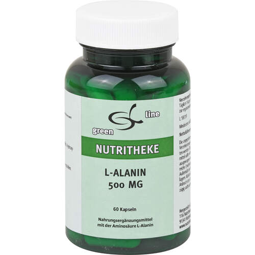 L-ALANIN 500 mg Kapseln, 60 Stk., 11 A Nutritheke GmbH