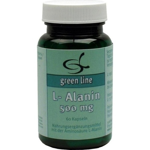 L-ALANIN 500 mg Kapseln, 60 Stk., 11 A Nutritheke GmbH