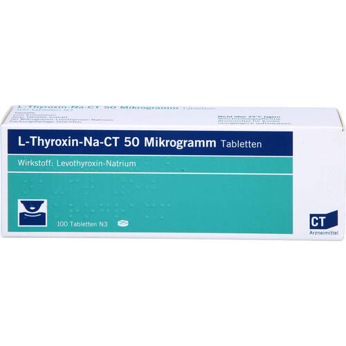 L - Thyroxin-NA-CT 50ug Tabletten, 100 ST, Abz Pharma GmbH