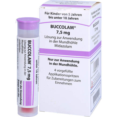 Buccolam 7.5mg Lösung zur Anwendung i.d.Mundhöhle, 4 ST, neuraxpharm Arzneimittel GmbH