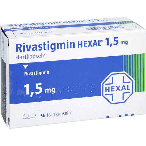 Rivastigmin HEXAL 1.5mg Hartkapseln, 56 ST, HEXAL AG