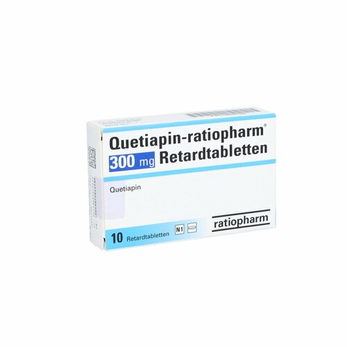 Quetiapin-ratiopharm 300mg Retardtabletten, 10 ST, ratiopharm GmbH