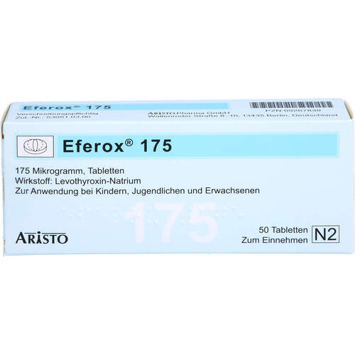 EFEROX 175, 50 ST, Aristo Pharma GmbH