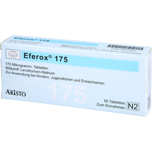 EFEROX 175, 50 ST, Aristo Pharma GmbH