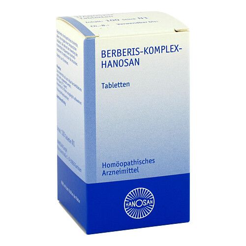 BERBERIS KOMPLEX Hanosan Tabletten, 100 Stk., HANOSAN GmbH