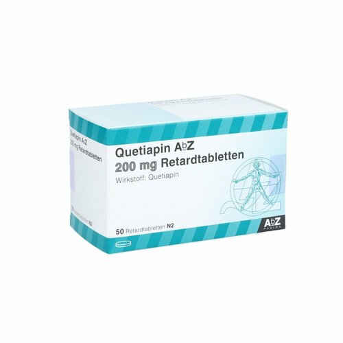 Quetiapin AbZ 200mg Retardtabletten, 50 Stk., Abz Pharma GmbH