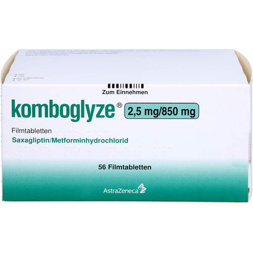Komboglyze 2.5mg/850mg Filmtabletten, 56 Stk., AstraZeneca GmbH