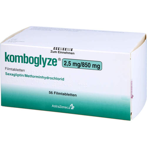 Komboglyze 2.5mg/850mg Filmtabletten, 56 Stk., AstraZeneca GmbH