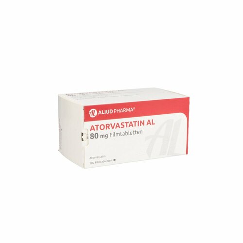 Atorvastatin AL 80 mg Filmtabletten, 100 Stk., Aliud Pharma GmbH