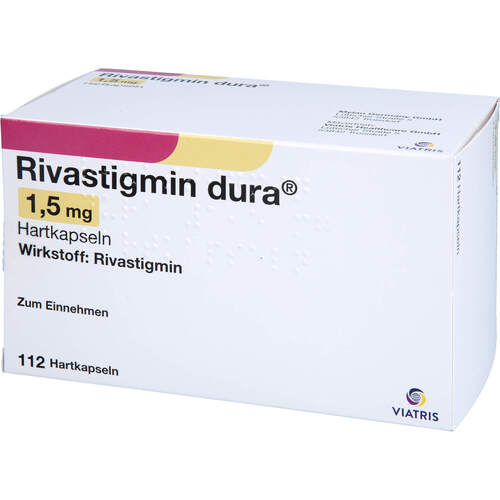 Rivastigmin dura 1.5mg Hartkapseln, 112 ST, Viatris Healthcare GmbH