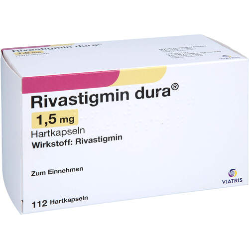 Rivastigmin dura 1.5mg Hartkapseln, 112 ST, Viatris Healthcare GmbH