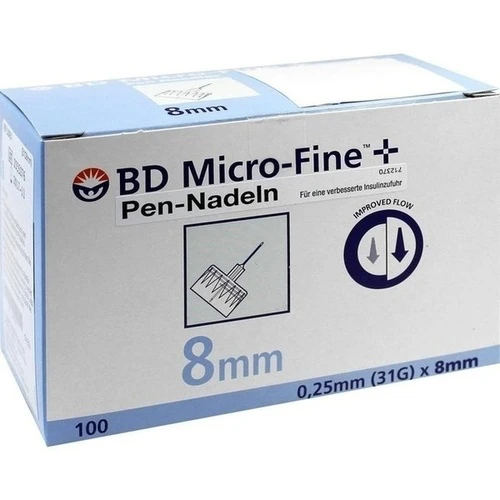B-D Micro Fine+8 Nadeln 0.25x8mm, 100 Stk., Emra-Med Arzneimittel GmbH