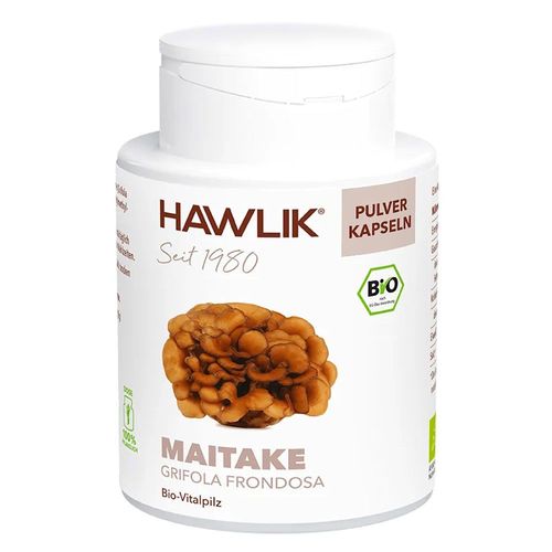 MAITAKE PULVER Kapseln, 120 Stk., Hawlik Gesundheitsprodukte GmbH