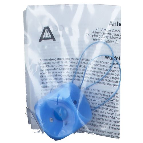 PESSAR WÜRFEL 32mm GR.2 PERF.M.KN.N.DR.ARABIN SIL., 1 Stk., Dr. Junghans Medical GmbH