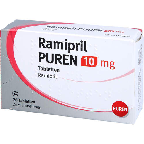 Ramipril PUREN 10 mg Tabletten, 20 ST, PUREN Pharma GmbH & Co. KG