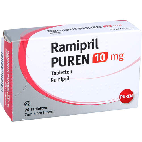 Ramipril PUREN 10 mg Tabletten, 20 Stk., PUREN Pharma GmbH & Co. KG