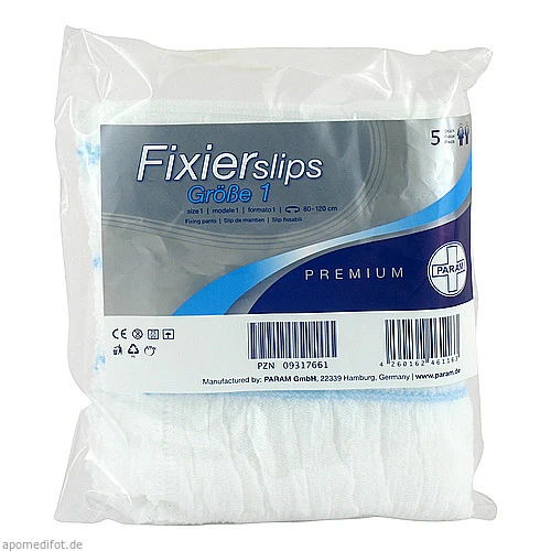 PARAM Fixierslips PREMIUM Gr.1 80-120cm, 5 Stk., Param GmbH