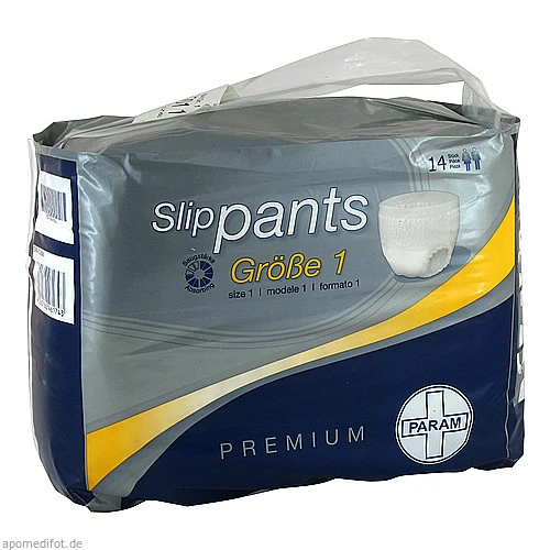 PARAM Slip Pants PREMIUM Gr. 1, 14 Stk., Param GmbH