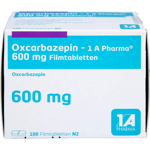 Oxcarbazepin - 1 A Pharma 600 mg Filmtabletten, 100 Stk., 1 A Pharma GmbH