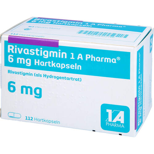 Rivastigmin 1 A Pharma 6.0 mg Hartkapseln, 112 Stk., 1 A Pharma GmbH