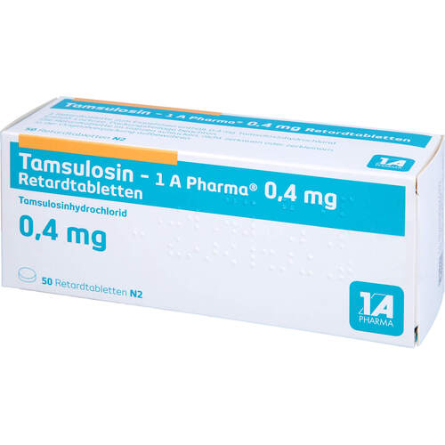 Tamsulosin - 1 A Pharma 0.4 mg Retardtabletten, 50 ST, 1 A Pharma GmbH