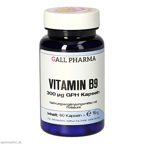 Vitamin B9 300 ug GPH Kapseln, 60 Stk., Hecht-Pharma GmbH