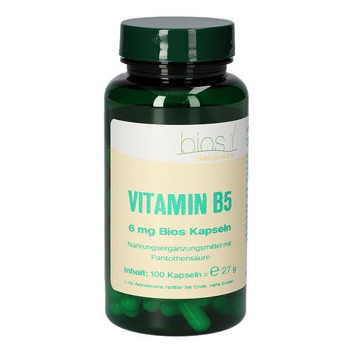 Vitamin B5 6mg Bios Kapseln, 100 Stk., Bios Medical Services