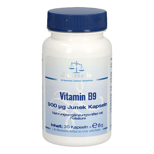 Vitamin B9 900ug Junek Kapseln, 30 Stk., Bios Medical Services