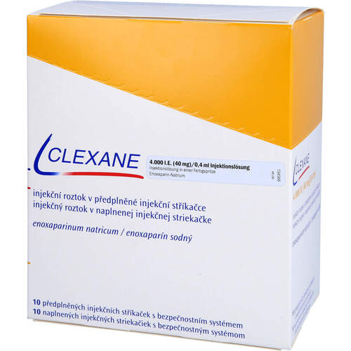 Clexane 4000 I.E.(40mg)/0.4ml Injektionsloe SI SYS, 10 ST, Emra-Med Arzneimittel GmbH