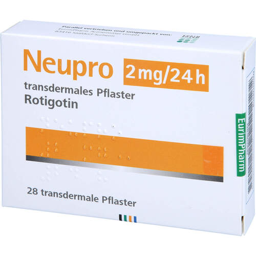 Neupro 2mg/24h transdermales Pflaster, 28 ST, Eurimpharm Arzneimittel GmbH