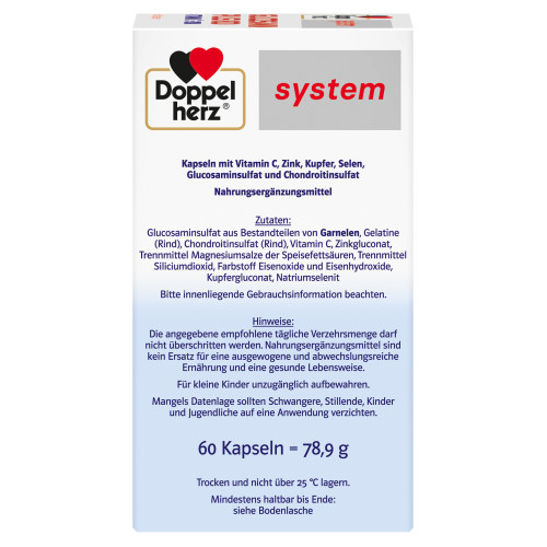 Doppelherz Glucosamin Plus 800 system, 60 Stk., Queisser Pharma GmbH & Co. KG