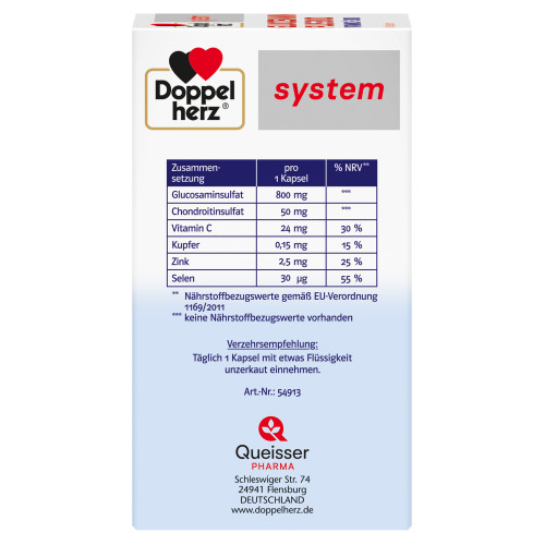 Doppelherz Glucosamin Plus 800 system, 60 Stk., Queisser Pharma GmbH & Co. KG