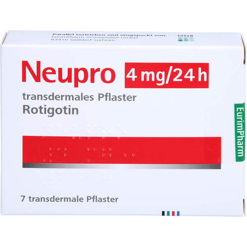 Neupro 4mg/24h transdermales Pflaster, 7 Stk., Eurimpharm Arzneimittel GmbH