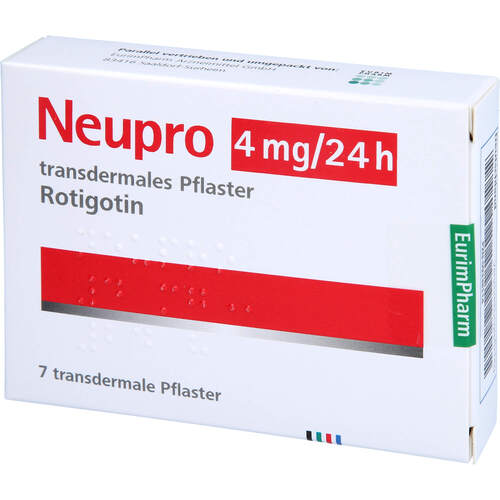 Neupro 4mg/24h transdermales Pflaster, 7 Stk., Eurimpharm Arzneimittel GmbH