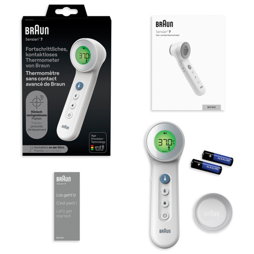 BRAUN Berührungsfrei+Stirnthermo. m. Age Precision, 1 Stk., Kaz Europe Sa