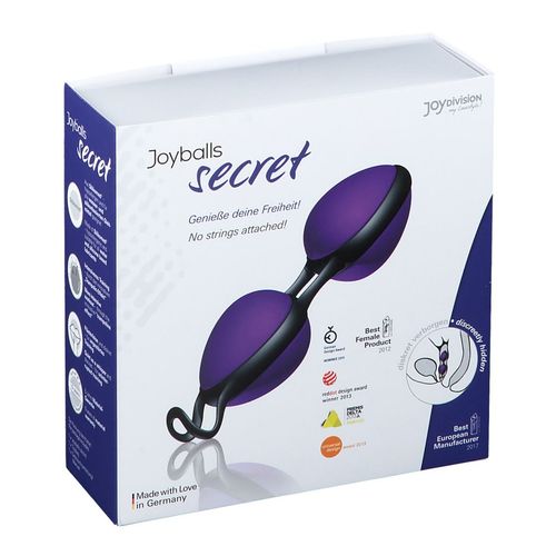Joyballs secret violett-schwarz, 1 Stk., Dr.Dagmar Lohmann Pharma + Medical GmbH