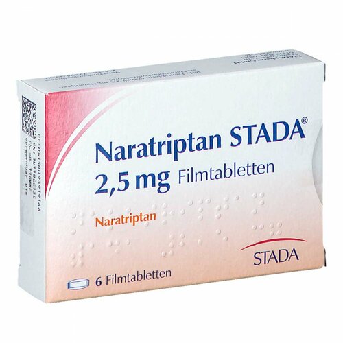 Naratriptan STADA 2.5mg Filmtabletten, 6 Stk., STADAPHARM GmbH