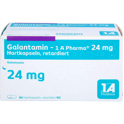 Galantamin - 1 A Pharma 24mg Hartkapseln retardier, 84 st, 1 A Pharma GmbH