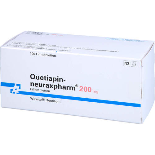 QUETIAPIN-NEURAXPHARM 200mg, 100 Stk., neuraxpharm Arzneimittel GmbH