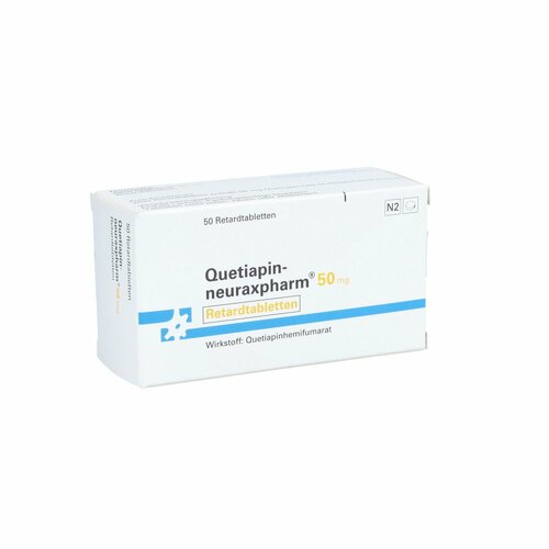 Quetiapin-neuraxpharm 50 mg Retardtabletten, 50 Stk., neuraxpharm Arzneimittel GmbH