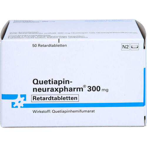 Quetiapin-neuraxpharm 300 mg Retardtabletten, 50 Stk., neuraxpharm Arzneimittel GmbH